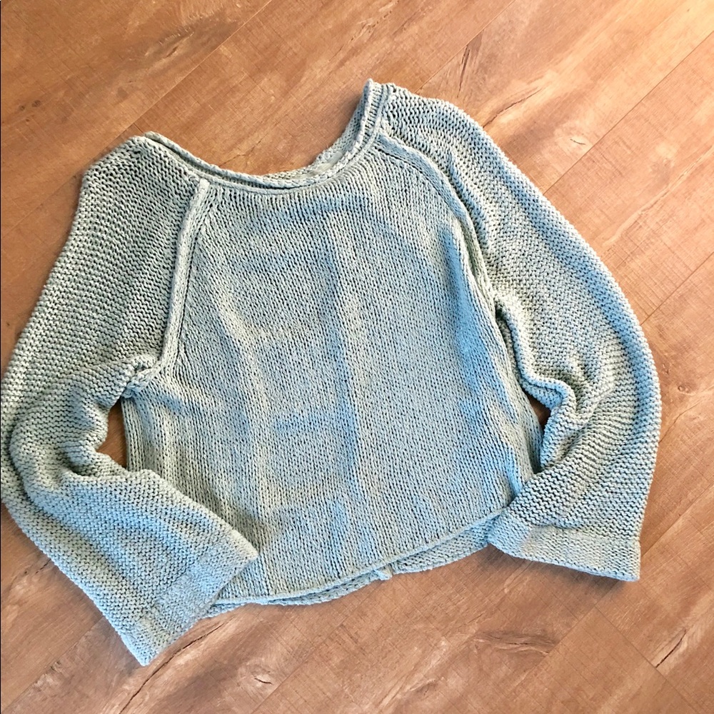 Free People Open Back Sweater